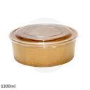 1300ml Kraft Paper Salad Bowl 300/ctn