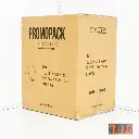 8oz Double Wall Kraft & White Paper Cup 500/ctn
