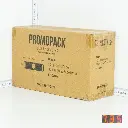 Black - 1 Cup Kraft Paper Holder 14×39cm 500/ctn