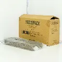 Black - 1 Cup Kraft Paper Holder 14×39cm 500/ctn