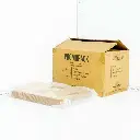 2 Cup Kraft Paper Holder 240×385cm 500/ctn
