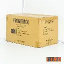 Black - 2 Cup Kraft Paper Holder 24×39cm 500/ctn