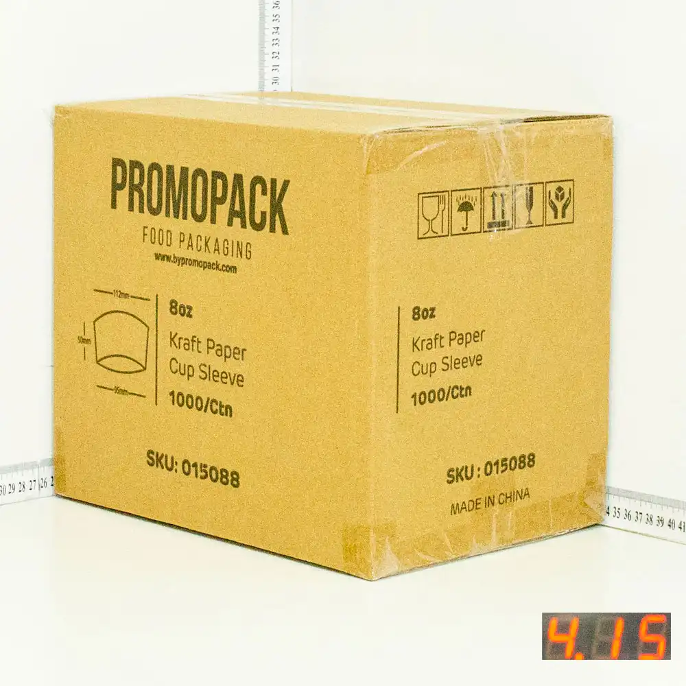8oz Kraft Paper Sleeve Cup 1000/ctn
