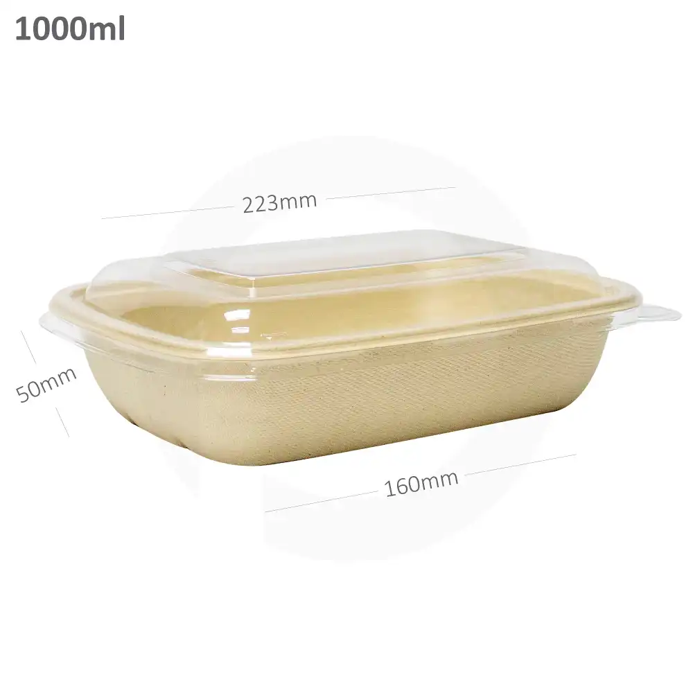 1000ml Bagasse Sugarcane Food Bowl 300/ctn