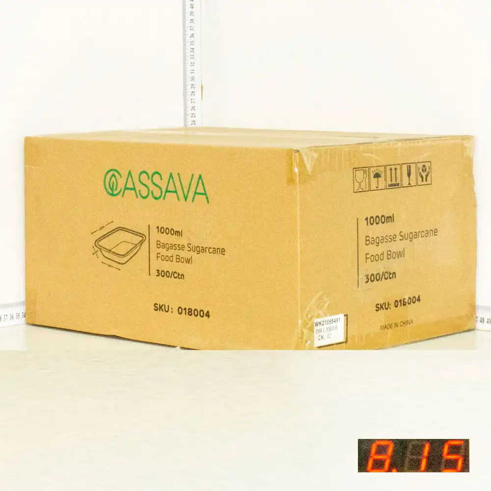 1000ml Bagasse Sugarcane Food Bowl 300/ctn