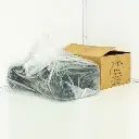 500g Black Flat Bottom Ziplock Valve Bag 300/ctn