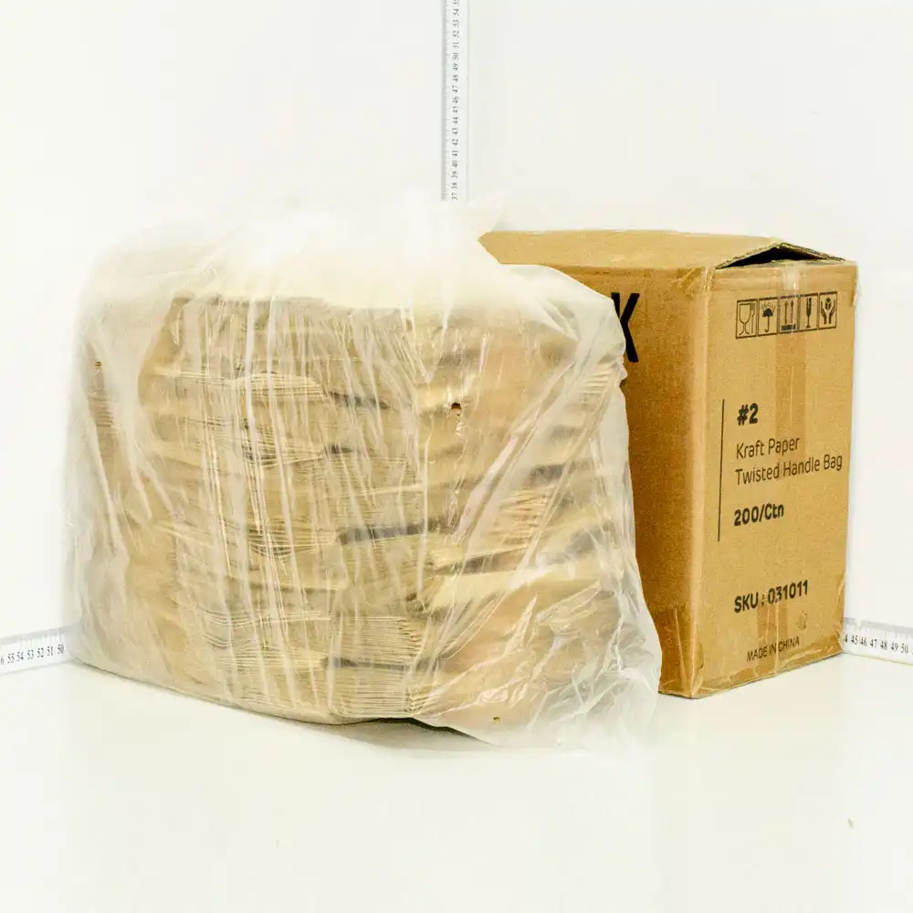#2 Kraft Paper Twisted Handle Bag  200/ctn