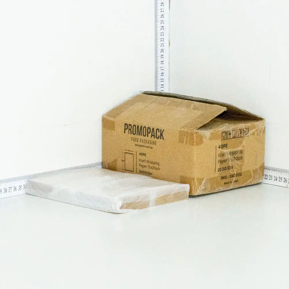 40PE Kraft Wrapping Paper 15×20cm  2000/ctn