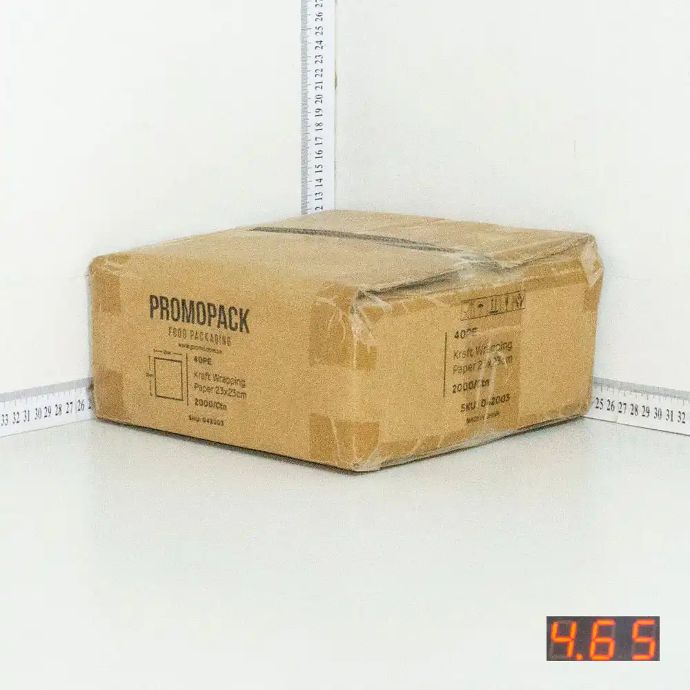 40PE Kraft Wrapping Paper 23×23cm 2000/ctn