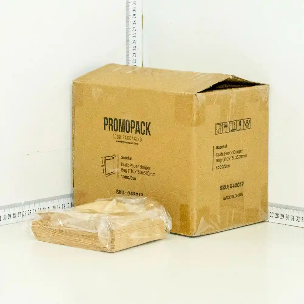 11×3×13cm Satchel Kraft Paper Bag 1000/ctn