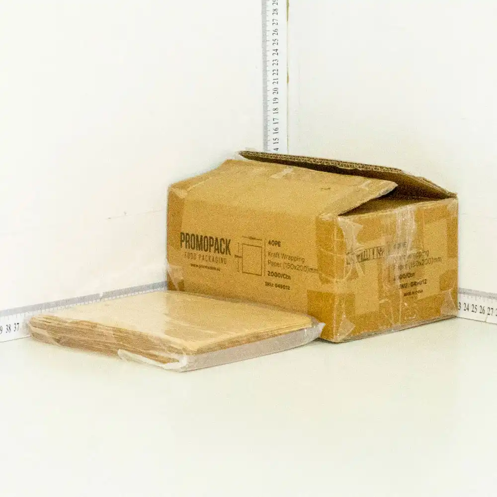 40PE Kraft Wrapping Paper 15×20 cm 2000/ctn