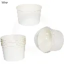 10oz White Paper Ice Cream Cup 1000/ctn