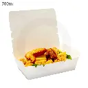 700ml A White Paper Lunch Box 200/ctn