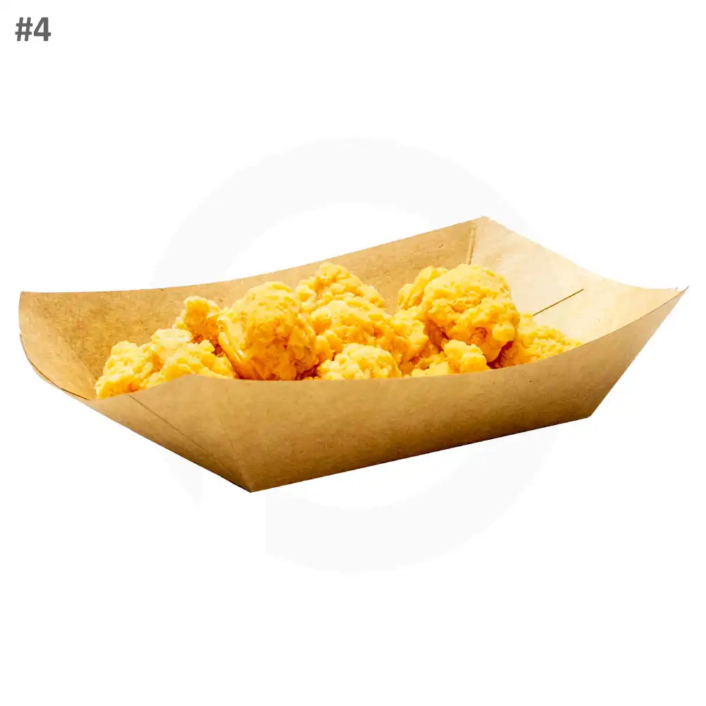 #4 Kraft Paper Food Tray 500/ctn