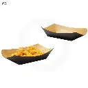 Black - #5 Kraft Paper Food Tray  500/ctn