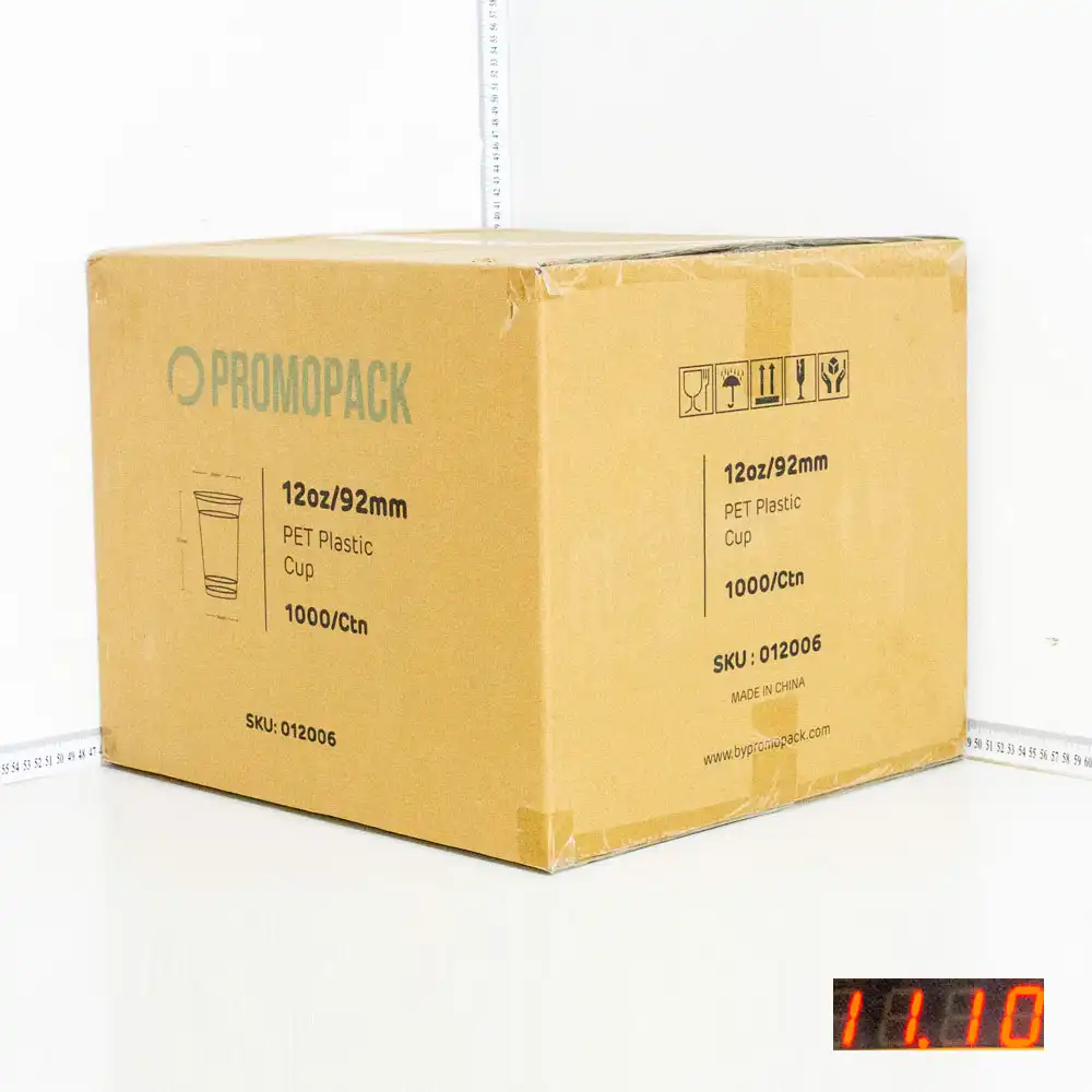 12oz/92mm PET Plastic Cup 1000/ctn
