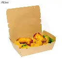 700ml A Kraft Paper Lunch Box 200/ctn