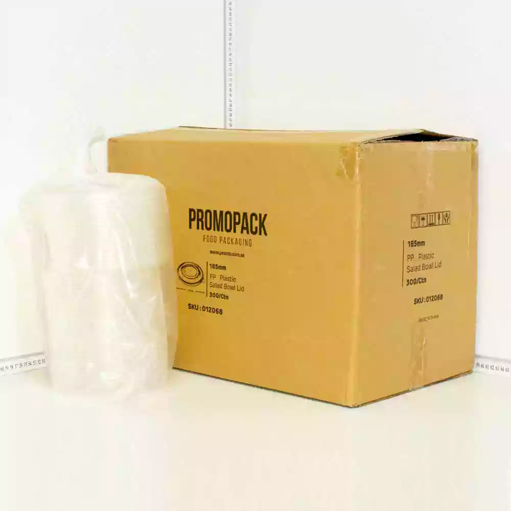 185mm PP Plastic Salad Bowl Lid 300/ctn