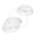 62mm PS Plastic White Lid No Cap 1000/ctn