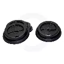 73mm PS Plastic Black Lid No Cap 1000/ctn