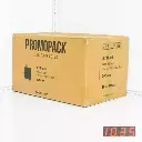 Black - #7 White Paper Twisted Handle Bag 200/ctn