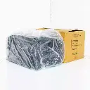 Black - #7 White Paper Twisted Handle Bag 200/ctn