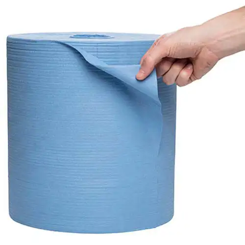 X80 Blue Jumbo Roll Wipers 1/ctn