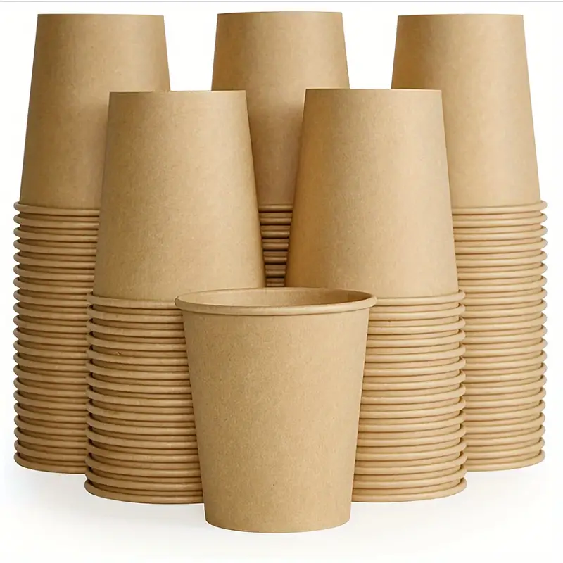 8oz Single Wall Kraft Paper Cup 1000/ctn
