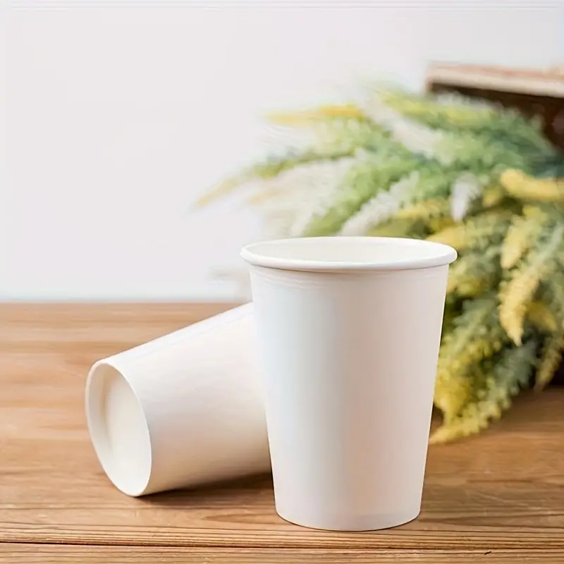 12oz Single Wall White Paper Cup 1000/ctn