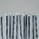 6×210mm Black Spike Straw Film Wrap 4000/Ctn