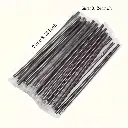 6×210mm Black Spike Straw Film Wrap 4000/Ctn