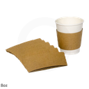 8oz Kraft Paper Sleeve Cup 1000/ctn