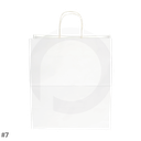 #7 White Paper Twisted Handle Bag 200/ctn