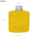 250ml B PET Plastic Cold Brew Bottle Silver Alu Cap 200/ctn