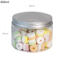 400ml/90mm PET Plastic Jar with Alu Cap 150/ctn