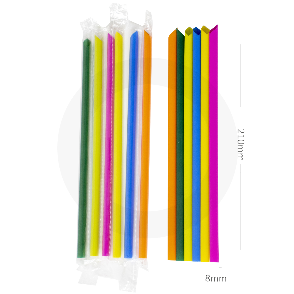 8x210mm Colors Spike Straw Film Wrap 4000/ctn
