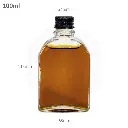 100ml A Cold Brew Clear Glass Bottle Black Alu Cap 60/ctn