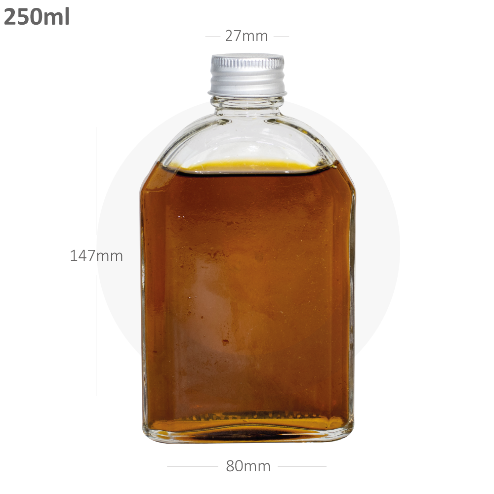 200ml A Cold Brew Glass Bottle Silver Alu Cap 50/Ctn