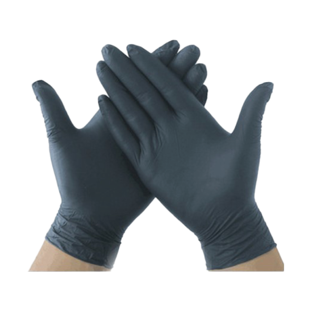 Medium Black Vinyl Gloves 1000/ctn
