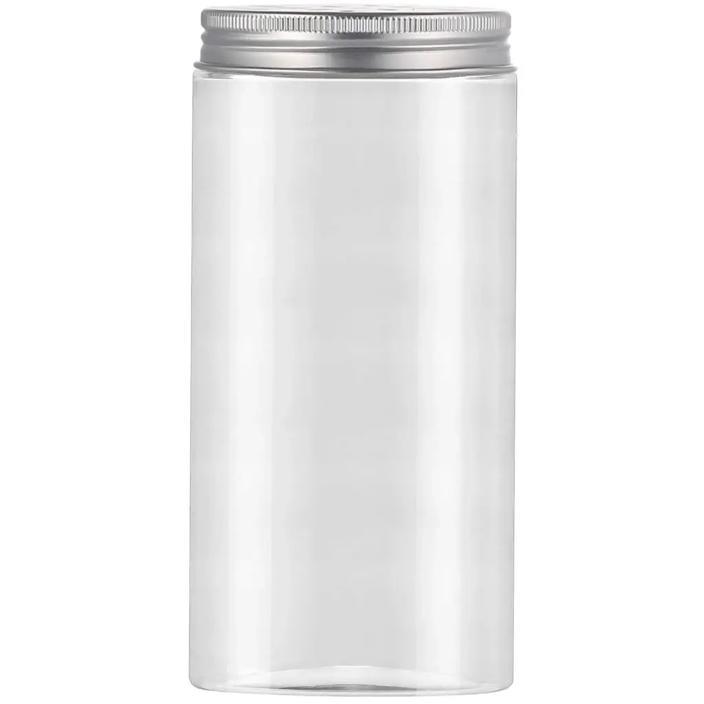 500ml/70mm PET Plastic Jar Alu Cap 100/ctn