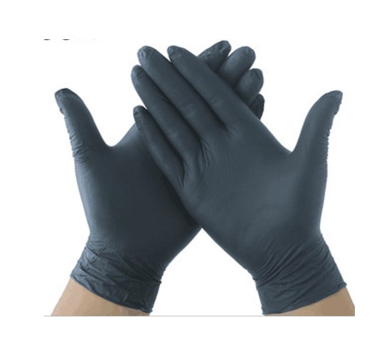 [043002] Large Black Vinyl Gloves 1000/ctn