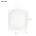 #2816 White Paper Twisted Handle Bag 200/ctn
