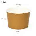 Brown - 16oz White Paper Soup Cup 500/ctn
