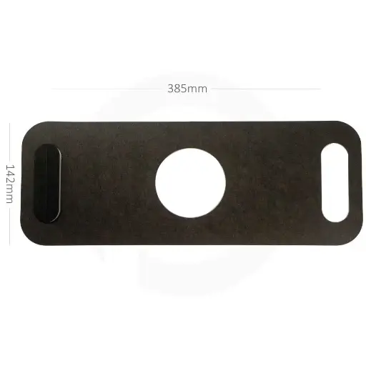 [015081] Black - 1 Cup Kraft Paper Holder 14×39cm 500/ctn