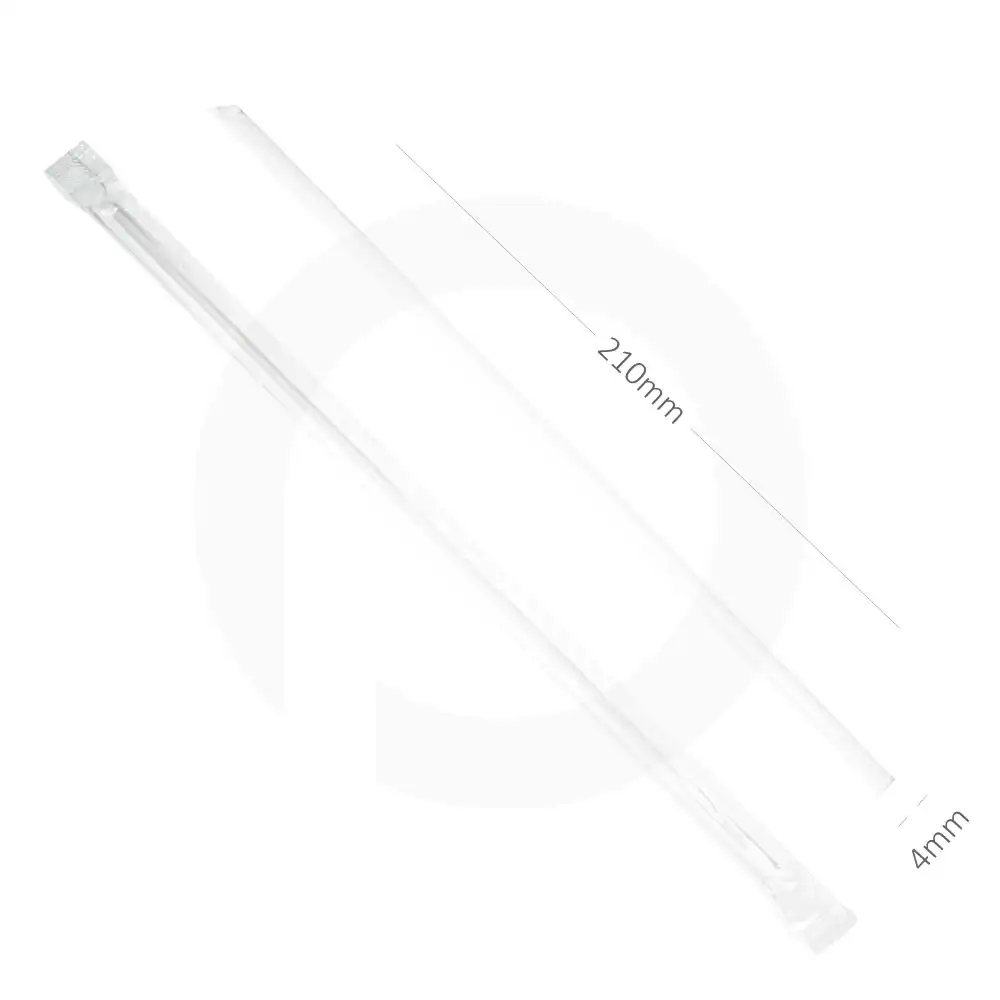 4x210mm Clear Spike Straw Film Wrap 4000/Ctn