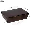Black - 700ml A Kraft Paper Lunch Box 200/ctn
