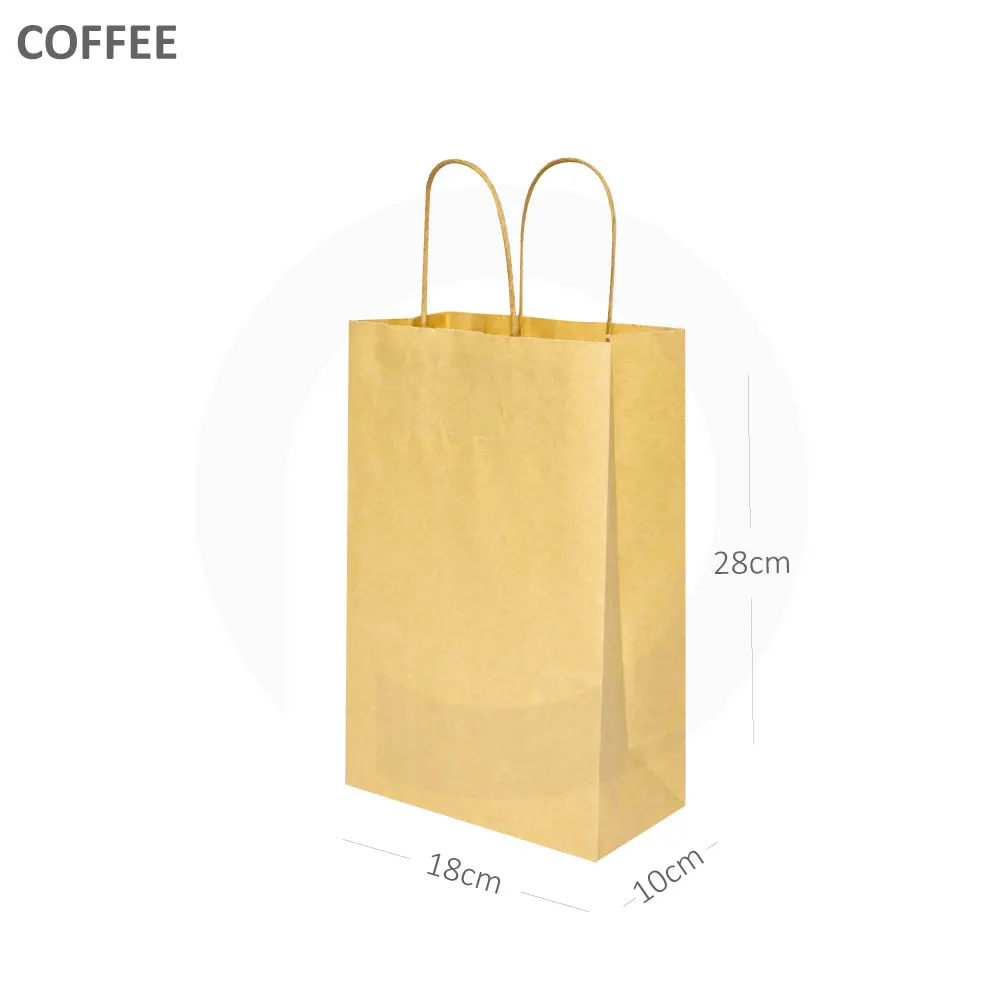#1 Kraft Paper Twisted Handle Bag 200/ctn