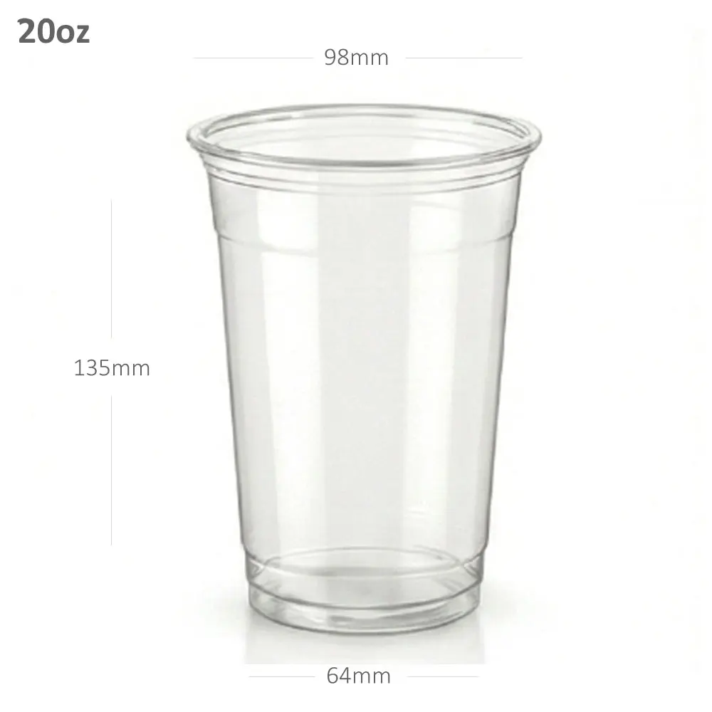 20oz-98 PET Plastic Cup 1000/ctn