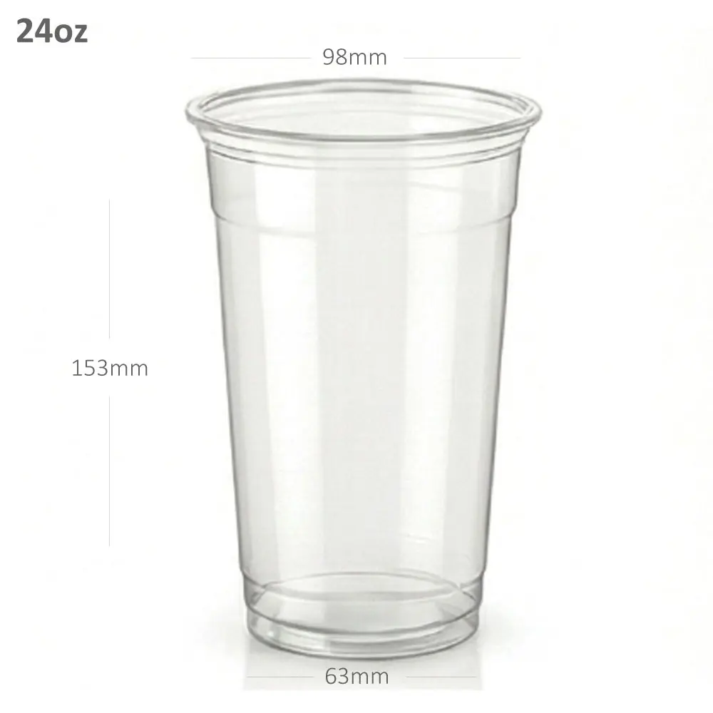 24oz-98 PET Plastic Cup 1000/ctn