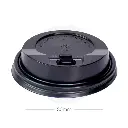 80mm PS Plastic Black with Cap Lid 1000/ctn